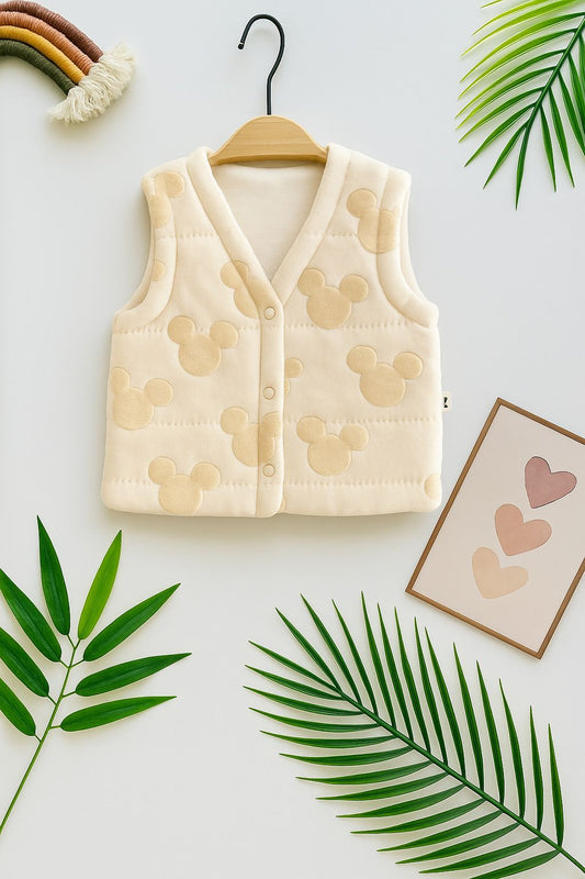 Baby Padded Vest - Sleeveless Quilted Waistcoat