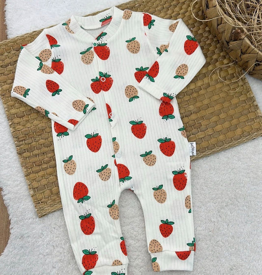 Baby Print Romper Collection - Ribbed Cotton One Piece