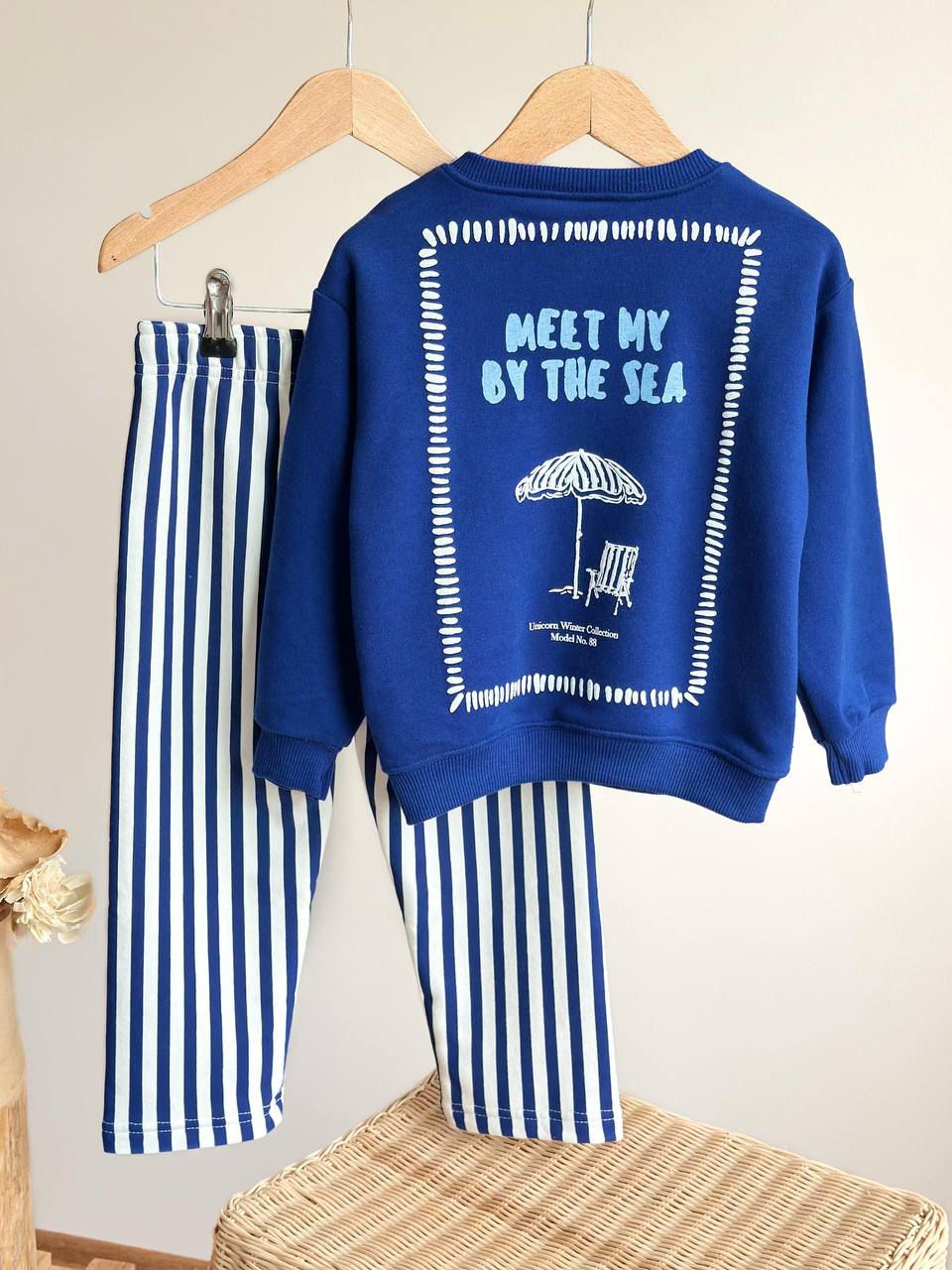 Meet Me By The Sea Kids Tracksuit Set
