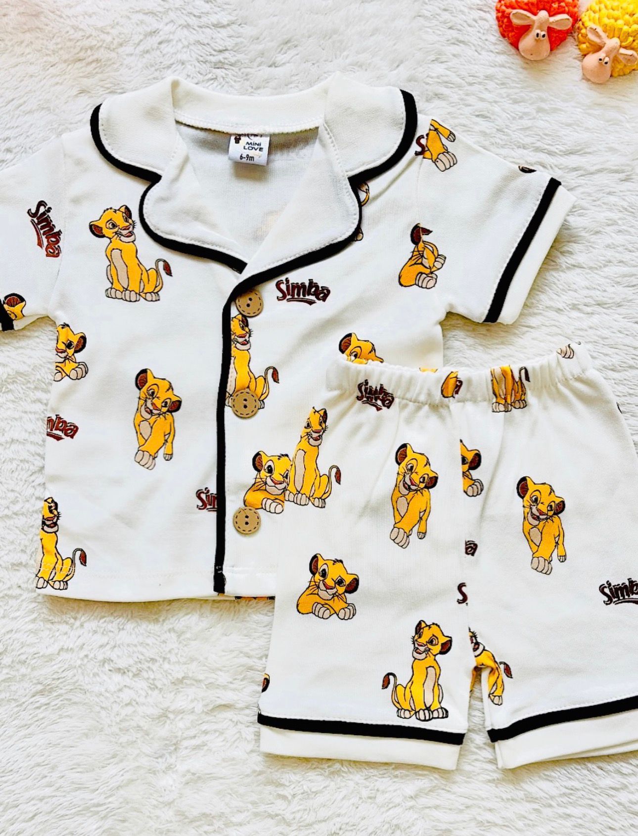Sweet Dreams Pyjama Set – Cartoon Chase Print