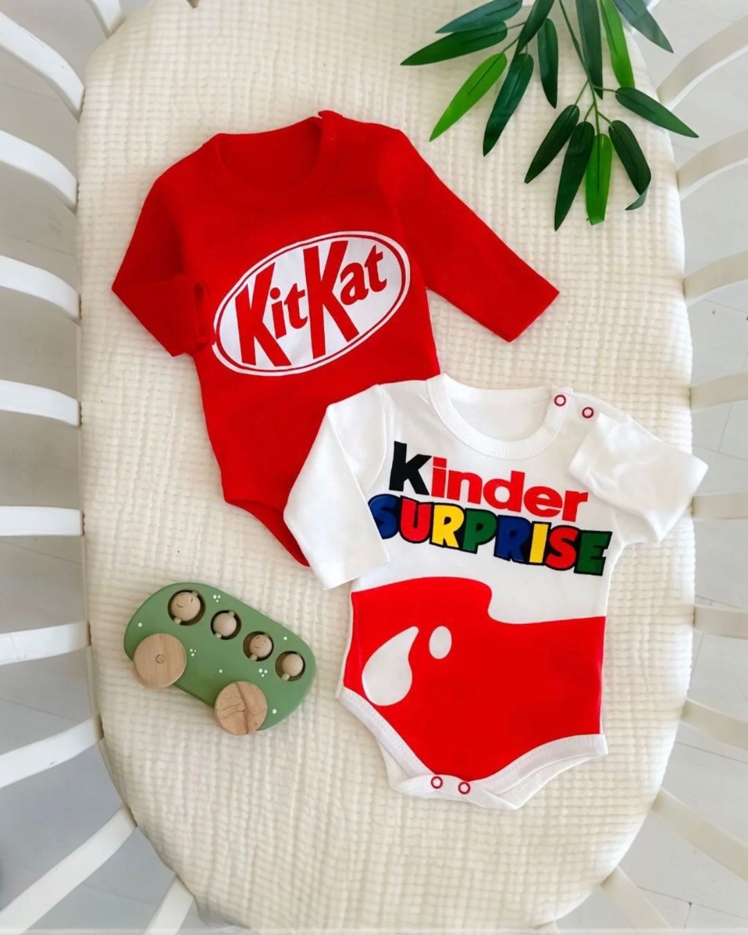 Candy Logo Print Baby Bodysuit