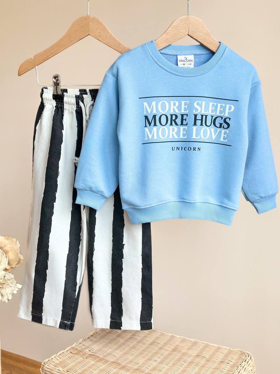 More Sleep More Hugs More Love Kids Tracksuit Set