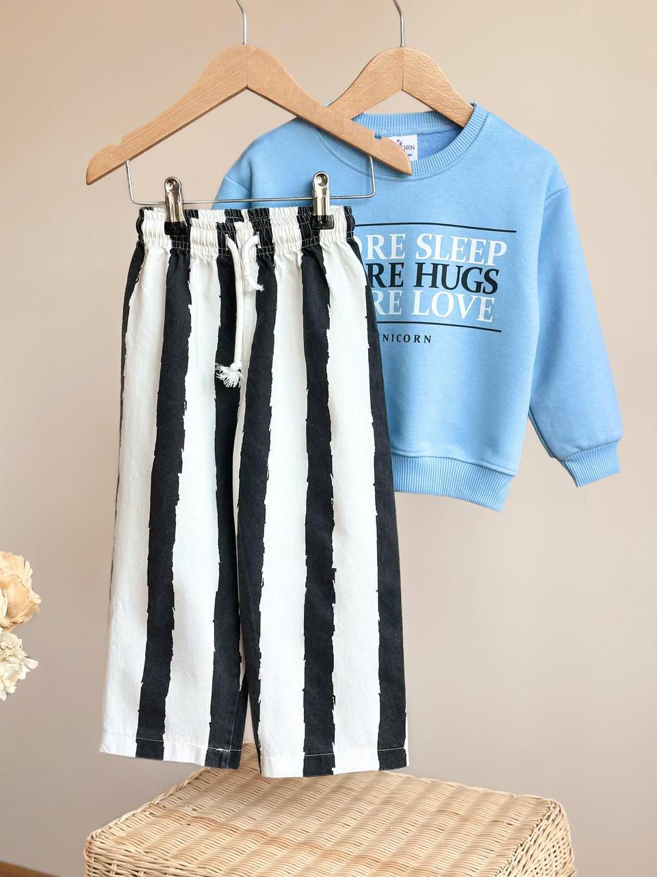 More Sleep More Hugs More Love Kids Tracksuit Set