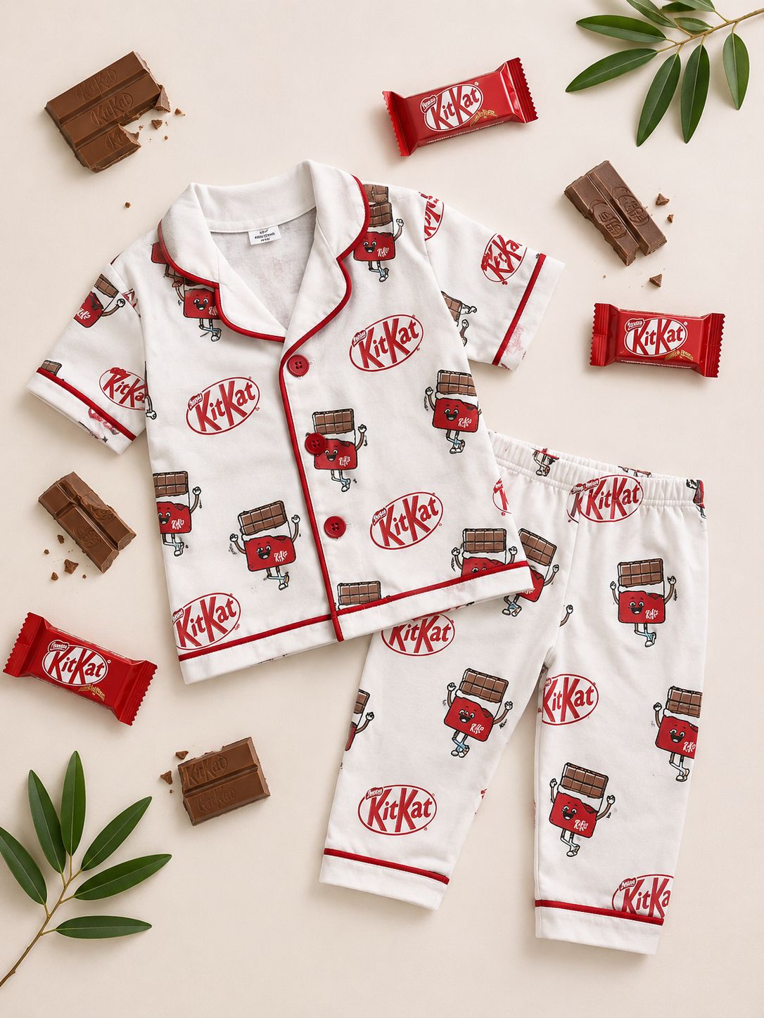 Sweet Dreams Pyjama Set – Cartoon Chase Print