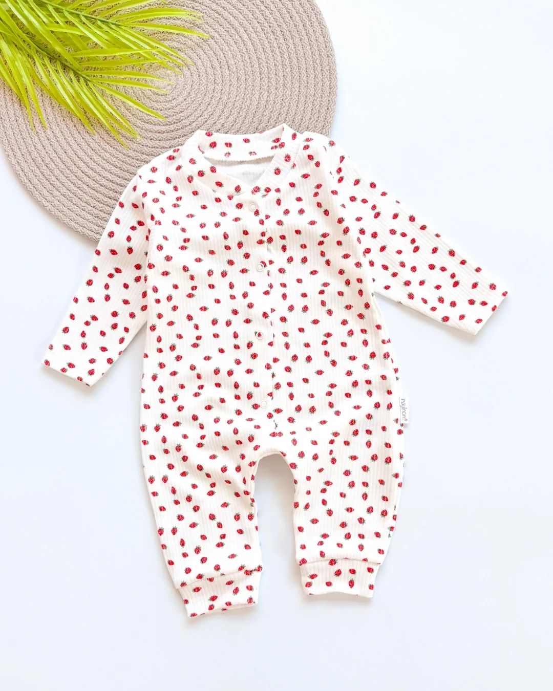 Baby Print Romper Collection - Ribbed Cotton One Piece