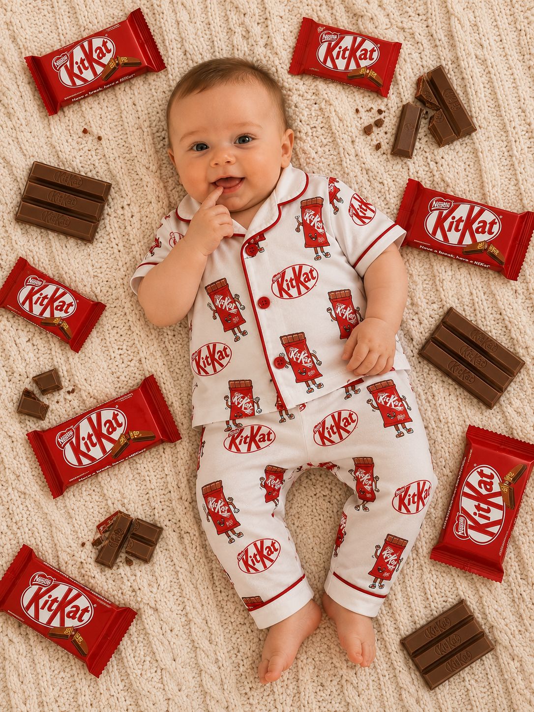 Sweet Dreams Pyjama Set – Cartoon Chase Print