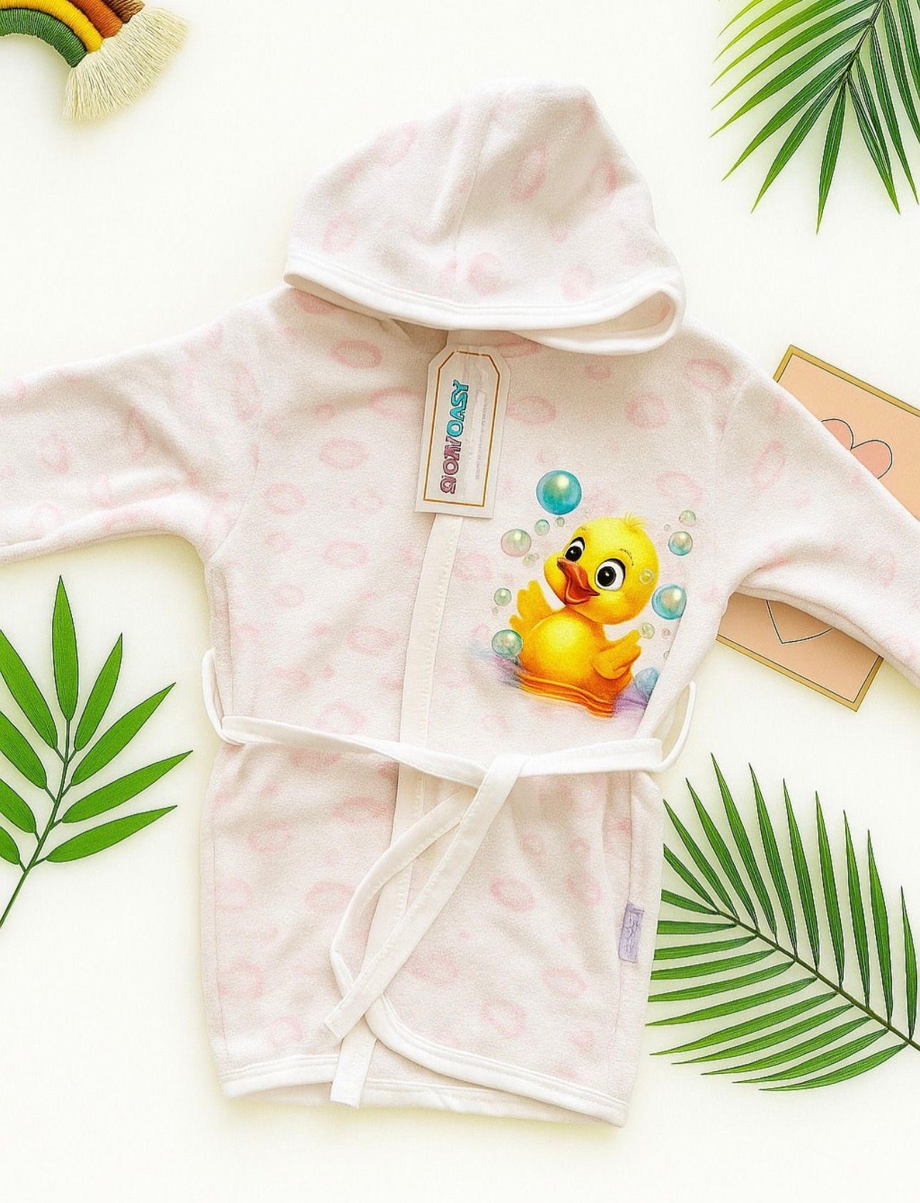 Kids Plush Bathrobe - Hooded Character Design Collection