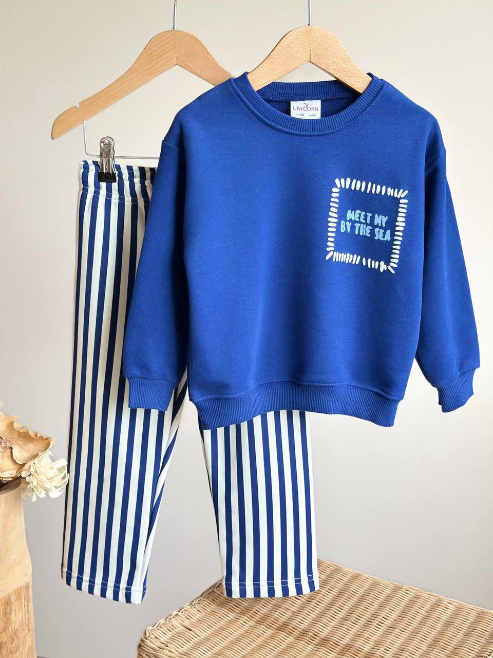 Meet Me By The Sea Kids Tracksuit Set