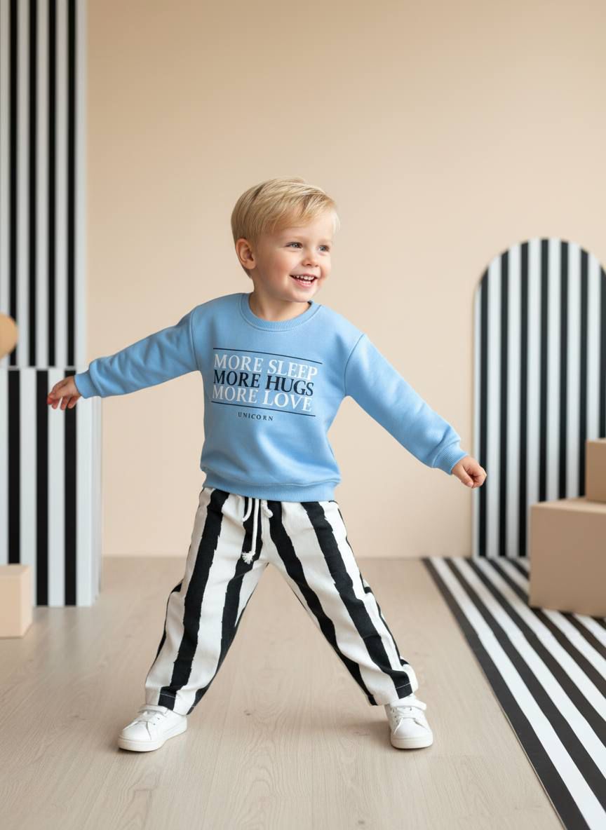 More Sleep More Hugs More Love Kids Tracksuit Set